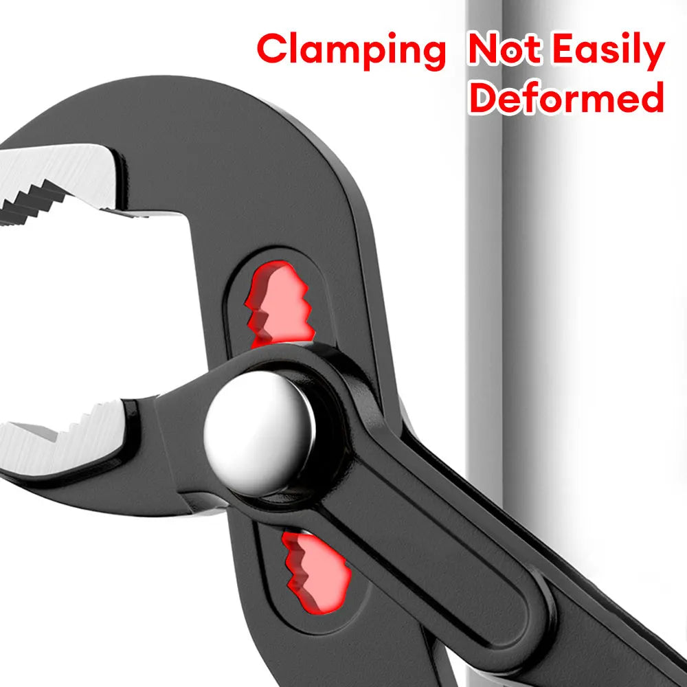 Quick-Release Water Pump Pliers with Adjustable Grip