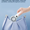 Portable High-Speed Rechargeable Handheld Fan with LED Display