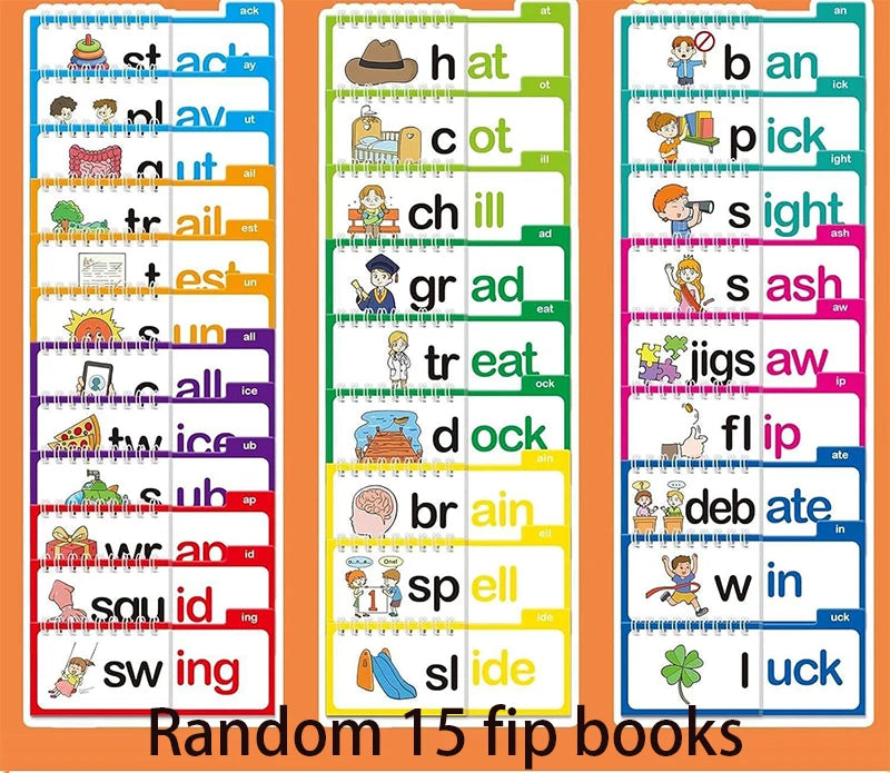 Interactive Reading Flip Book for Vocabulary and Phonics