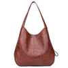 Bolso de Hombro Vintage de TPU Suave con Asas Dobles