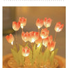 Tulpen-LED-Nachtlicht mit Glaskuppel