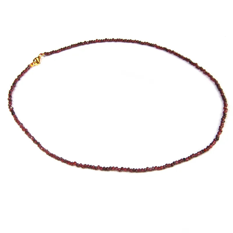 Natursteinperlenkette
