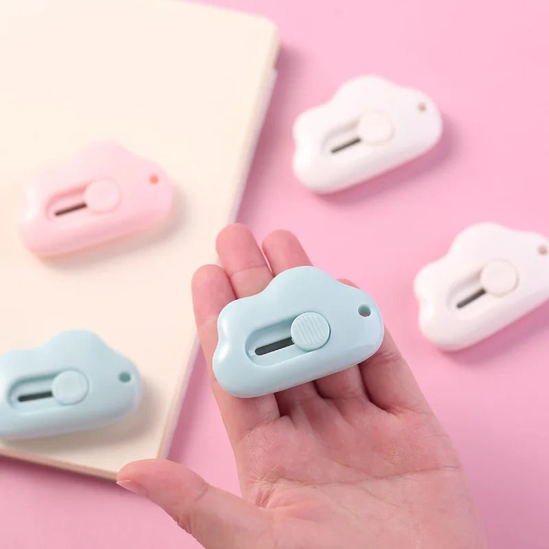 Cloud Mini Safety Cutter – Compact Letter Opener & Box Cutter