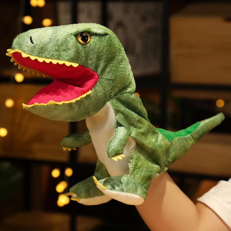 Dinosaur Hand Puppet Plush Toy – Movable Mouth for Imaginative Play