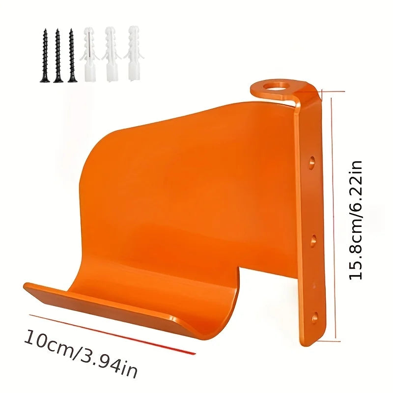 Durable Steel Chainsaw Wall Mount with Anti-Rust Coating