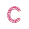 Pearl Rhinestone Letter Patches – Iron-On 3D DIY Embellishments