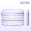 Soft Puffy Laptop Sleeve with Plush Padding