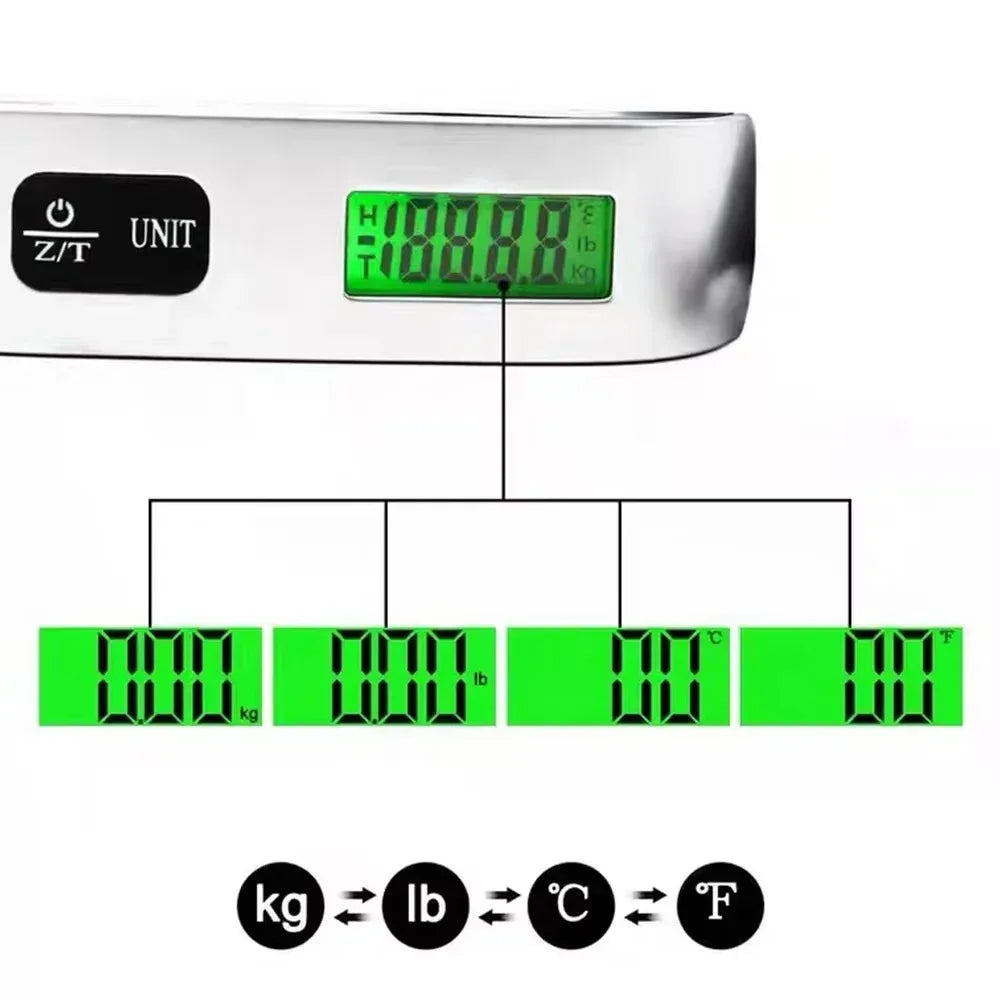 Portable Digital Luggage Scale with Hanging Hook