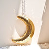 Handcrafted Glass Crescent Moon Hanging Decoration
