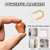 Mini Ceramic Vase Fridge Magnet with Artificial Flower Holder
