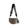 Women's Checkered Multi-Function Crossbody Waist Bag