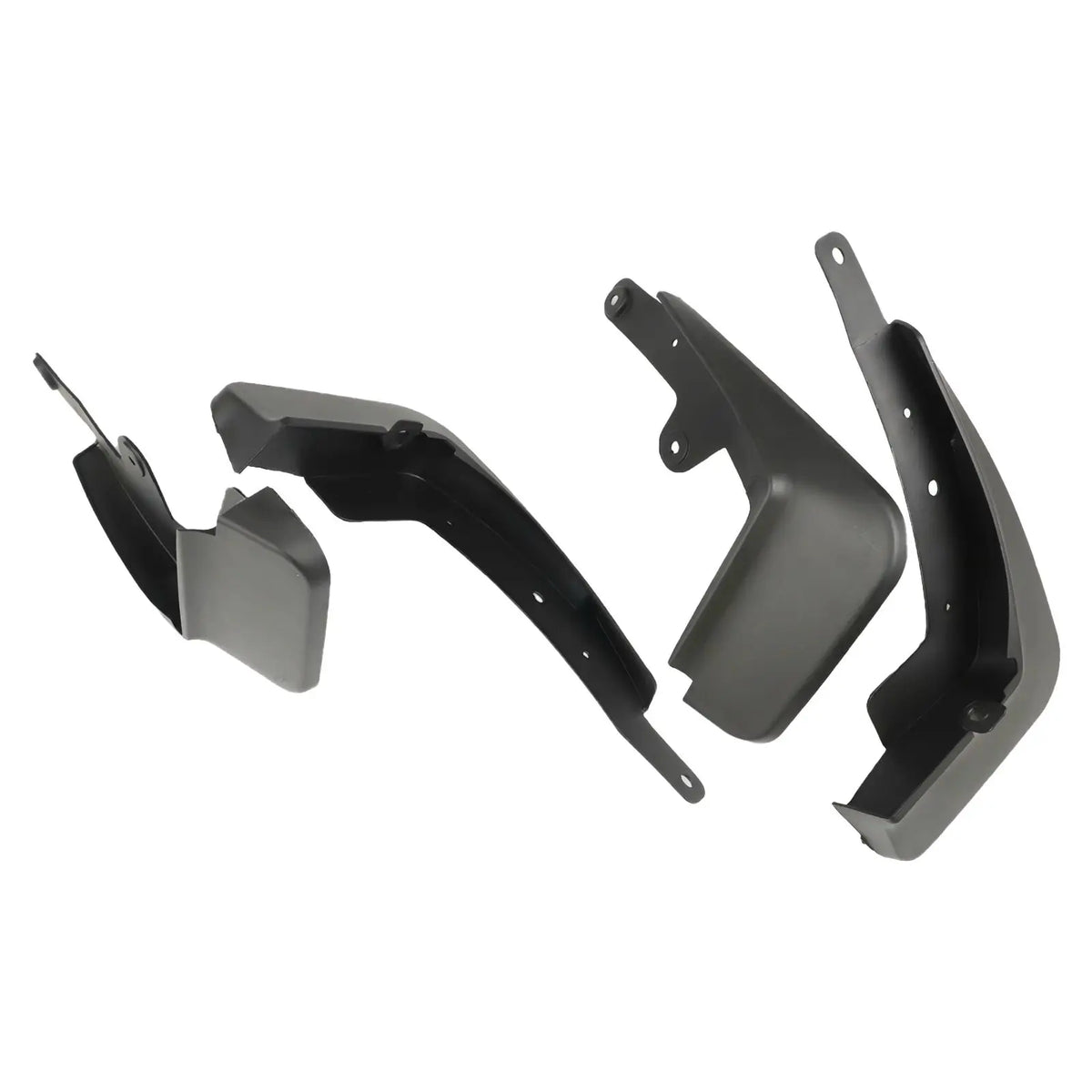 Black mud flaps for Mazda CX-30, including front and rear splash guards.