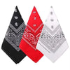 Paisley Bandana Square Scarf – 55cm Cotton Blend for Men and Women