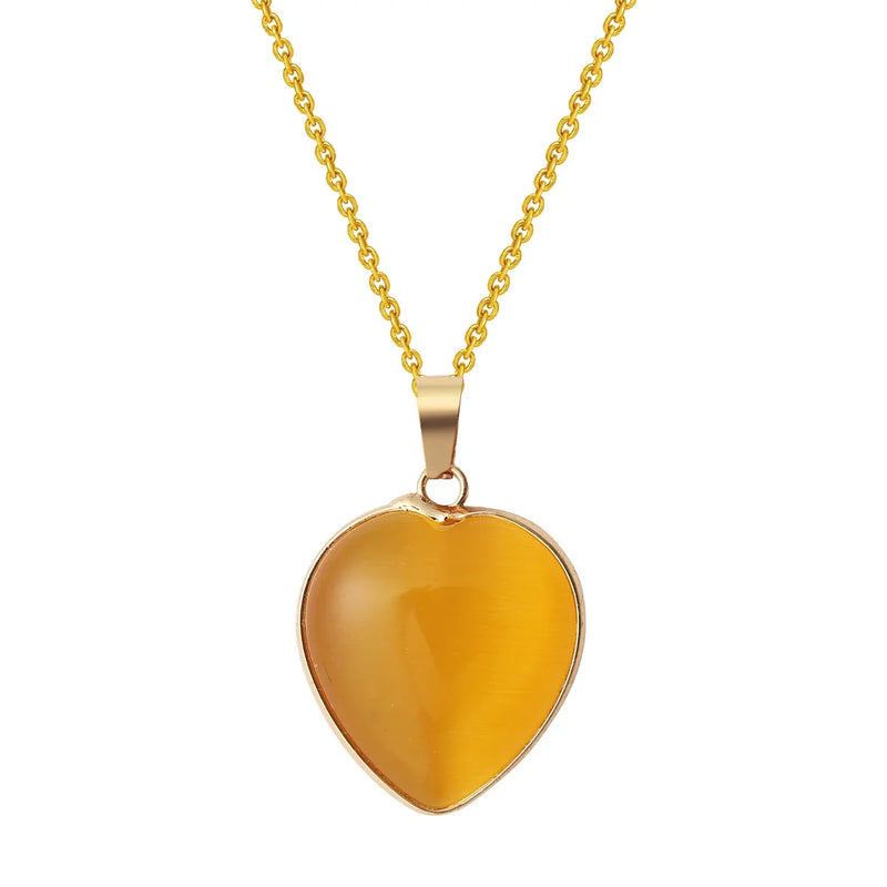 Minimalist Heart Pendant Necklace