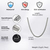 Men's Stainless Steel Cuban Link Chain Necklace