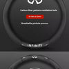 Carbon Fiber Leather Steering Wheel Cover for Infiniti Models