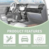 Carbon fiber trim kit installed on the interior dashboard of a Toyota 4Runner.