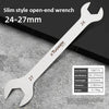 Ultra-Thin Dual-End Open Wrench for Tight Spaces