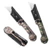 3-Pack Folding Utility Knife Set with Quick-Change Blades & Pocket Clip