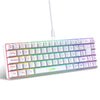Compact 68-Key RGB Gaming Keyboard with USB Wired Connection