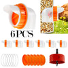 DIY Gravity Chicken Feeder Kit with Rain Cover