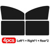 Magnetic Car Window Sunshades with UV Protection and Privacy Blackout