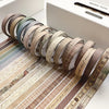 Retro Washi Tape Set – 20 Rolls for DIY Crafting & Journaling