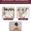 Stainless steel suction cup towel hook for hanging towels in living room, bathroom, and bedroom