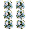 Set of 6 Silk Rose Flower Balls for Wedding & Event Decor