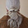 Geometric Metal Ponytail Scrunchie