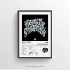 A framed canvas print featuring the album art for Honest, Nevermind by Drake.