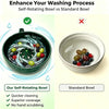 Self-Spinning Fruit & Vegetable Washer Bowl with Drain Holes