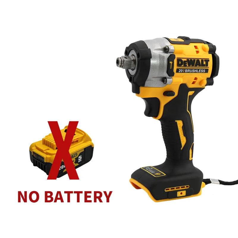 Brushless Cordless Impact Wrench with LED Light