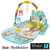 Musical Activity Gym with Kick-and-Play Piano for Babies
