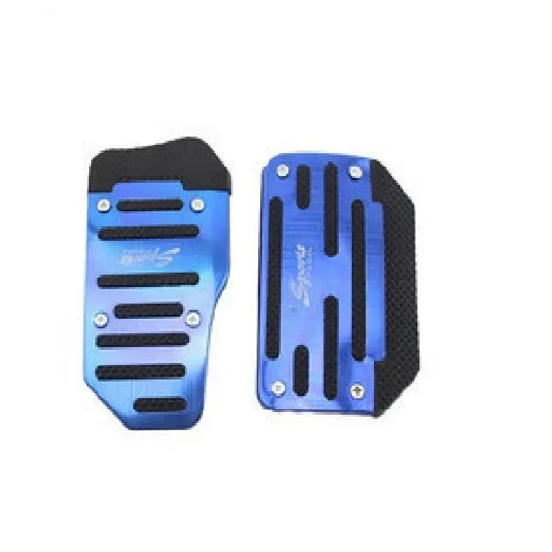 Aluminum Car Pedal Cover Set - Non-Slip Brake & Foot Pedals