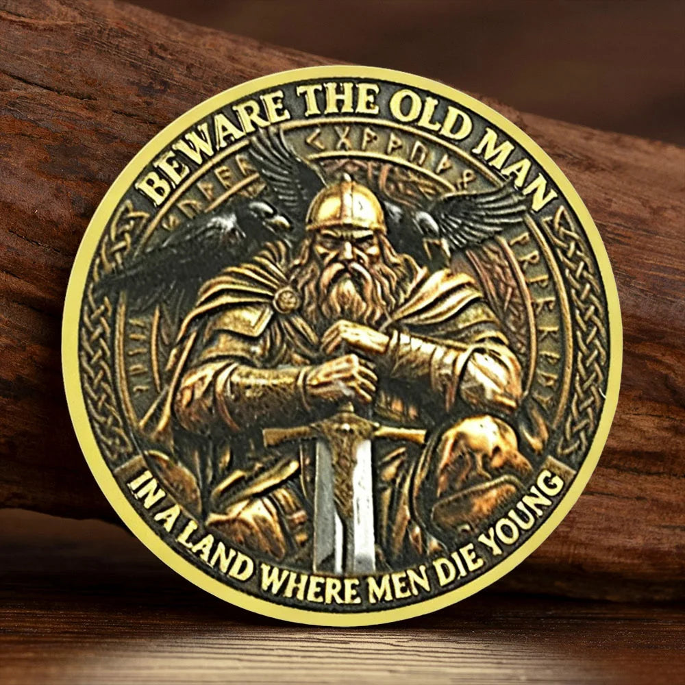 Viking Victory or Valhalla Gold-Plated Collectible Coin