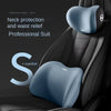 Memory Foam Car Headrest Pillow with Lumbar Support