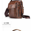 Genuine Leather Crossbody Bag for Men
