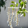 Crystal Willow Suncatcher Wind Chime in Natural Stone Finish