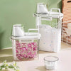 Large Capacity Laundry Detergent Dispenser with Measuring Cup