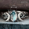 Imitation Moonstone Moon Ring for Women - Vintage Bohemian Jewelry