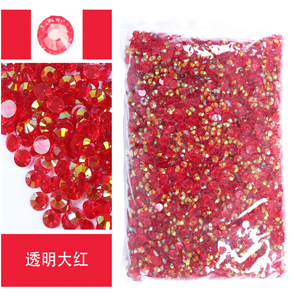 Jelly AB Flatback Resin Rhinestones (2-6mm)