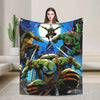 TMNT Graphic Flannel Throw Blanket