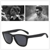 Retro Clear Frame Sunglasses with UV400 Protection