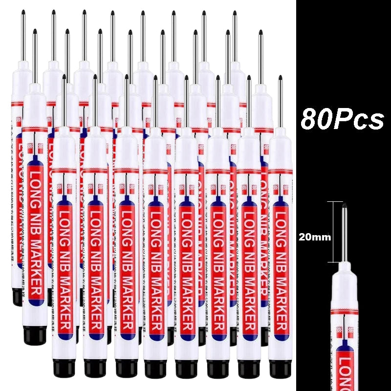 Waterproof Deep Hole Paint Markers for Metal & Woodworking