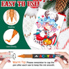 A professional acrylic marker set featuring a colorful illustration of a character, with instructions for shaking and direct 