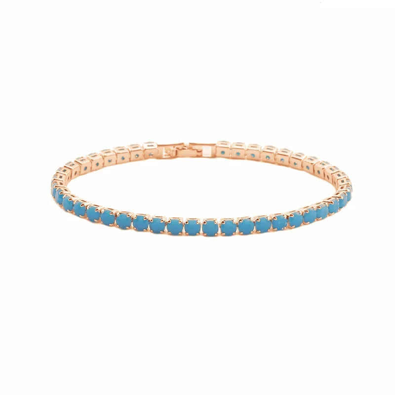 Elegante Tennisarmband mit Zirkonia