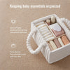 Flannel Diaper Caddy Organizer with Gift Packaging