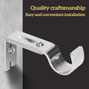 Adjustable Wall-Mounted Curtain Rod Brackets (Set of 2)