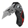Folding Utility Knife with Replaceable Blade and Safety Lock